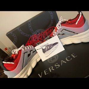 Versace Men's Animal Chain Reaction Leopard-Print